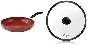 Ozeri 10" Stone Earth Frying Pan and Lid Set, with 100% APEO & PFOA-Free Stone-Derived Non-Stick Coating from Germany