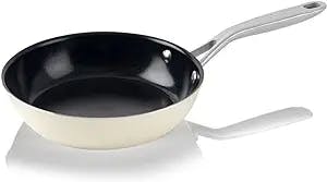 ValenCera by TeChef, 8" Ceramic Nonstick Frying Pan Skillet, Nontoxic - Free of PFOA, PTFE, PFAS, Induction Ready, Dishwasher Safe, Oven Safe, Made in Korea (8-in)