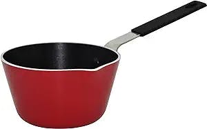IMUSA USA Nonstick Multi Mini Sauce Pan with Silicone Handle Varies, You May Receive Red, Orange, Blue Color