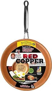 The Red Copper 10 inch Pan - the only thing standing between you and culina