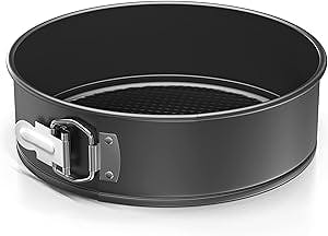 7-inch Springform Cake Pan - Spring Form Cheesecake Baking Pan Compatible With 6 Quart, 8 Qt Instant Pot, Pressure Cooker, And Oven - 7inch Round Nonstick Leakproof Deep Push Pans W/Removable Bottom