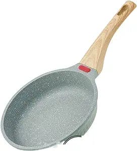 LIANAIpdg Nonstick Pan Frying Pan with Lid Cooking Wok Pots for Kitchen Durable Skillet Nonstick Pans Grill Pancake Saucepan Egg Induction Cooker