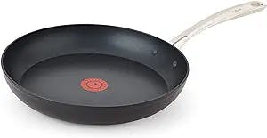 T-fal Platinum Hard Anodized Nonstick Fry Pan 12 Inch Cookware, Pots and Pans, Dishwasher Safe Black