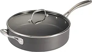 The Tramontina Covered Deep Sauté Pan Hard Anodized 5.5 Qt: Making Saucy Me