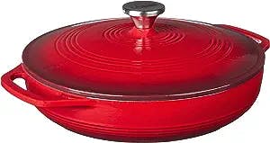 Spice Up Your Cooking Game: Lodge EC3CC43 Enameled Cast Iron Covered Casser