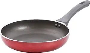 Oster Herscher 9.5" Non-Stick Aluminum Fry Pan, Translucent Red