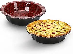 Oh, pie my goodness! These SIDUCAL Ceramic Small Pie Pans are a game-change
