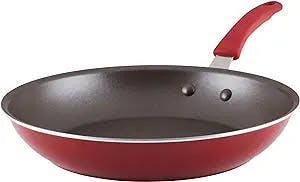 Rachael Ray Cook + Create Nonstick Frying Pan/Skillet, 12.5 Inch, Red Revie