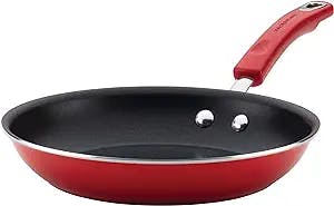 Rachael Ray Classic Brights 10-Inch Skillet, Red B