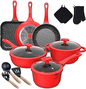 Pots and Pans that Slay: A Review of the imarku 16-Piece Cookware Sets Nons