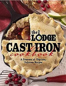 Lodge CBLCI Cast Iron Cookbook, 1 EA, Red