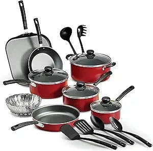 Cook Like A Pro with LEGENDARY-YES 18 Piece Nonstick Pots & Pans Cookware S